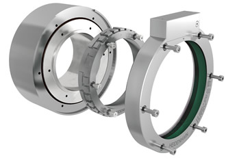 Inductive circumferential scanning in hollow-shaft encoders